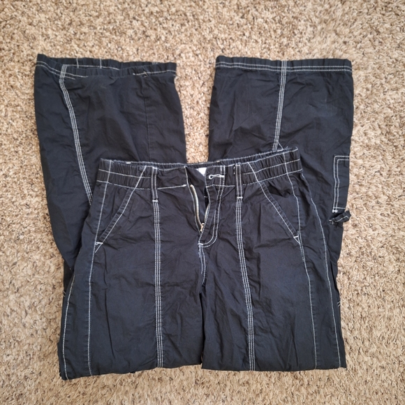 Angel Kiss Pants - Angel Kiss Wide Leg Cargo Pants